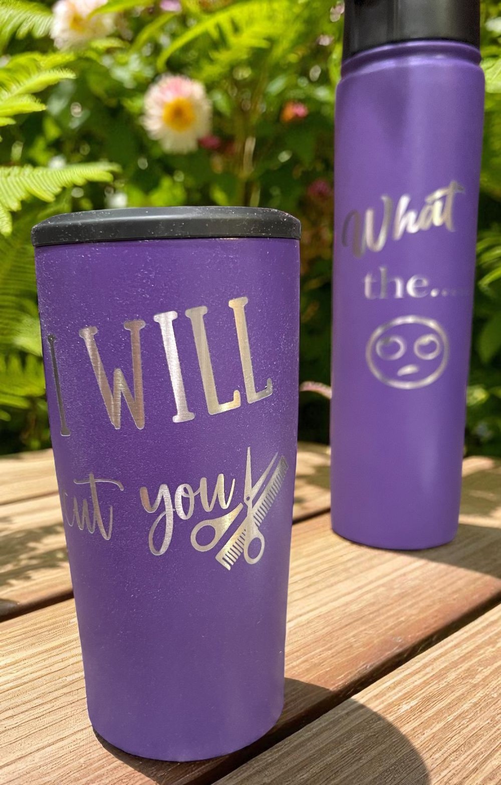 Powdercoated and Personalized Tumblers